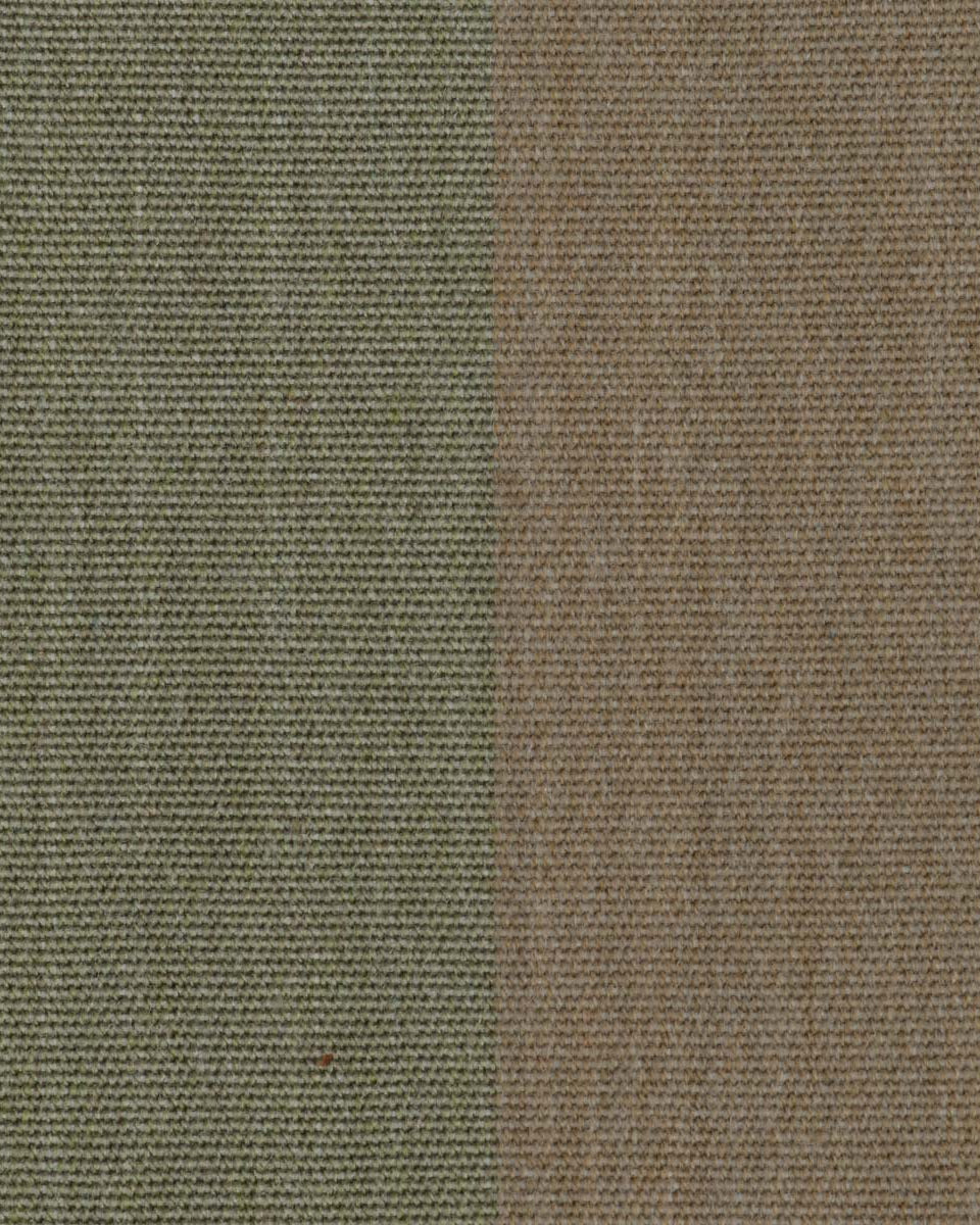 Stripet Pute 50x50 cm Eukalyptus/Beige