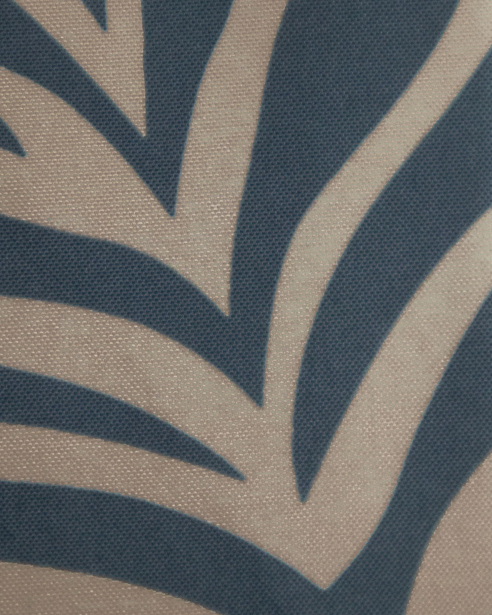 Coussin De Banc Zebra Avec Frange Beige