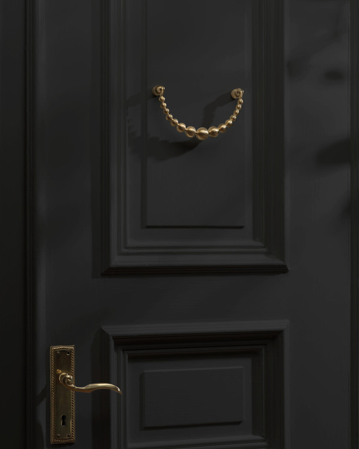 door knocker gold brass
