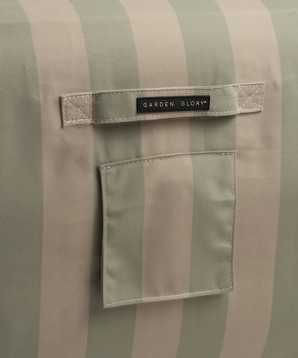 Flytande Solbädd med kuddar - Eukalyptus/Beige