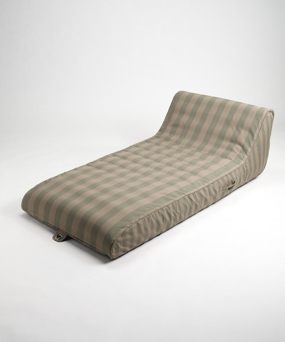 Inflatable Sun Lounger Eucalyptus/Beige