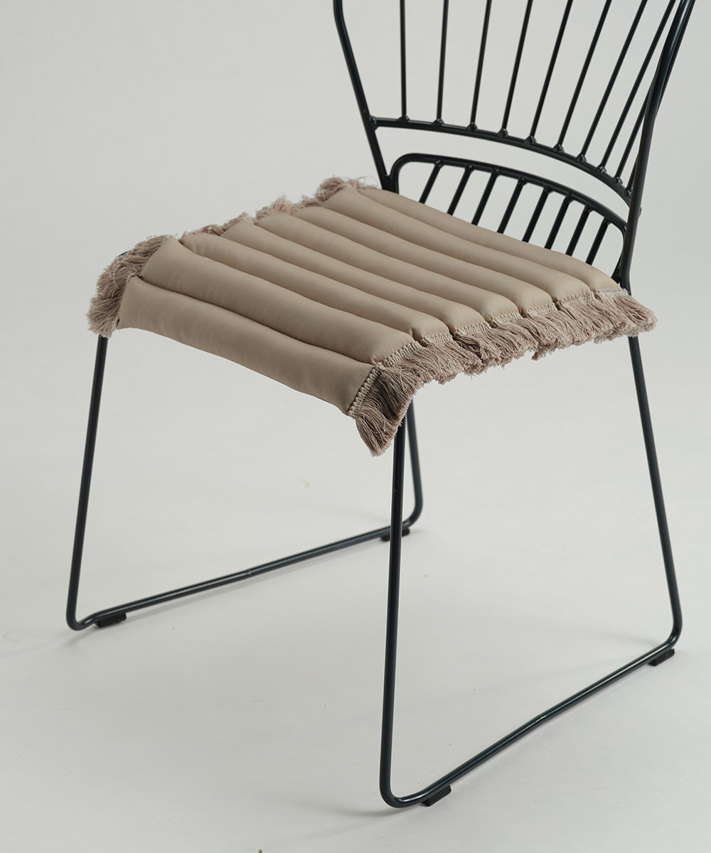 Seat cushion beige – fringe beige