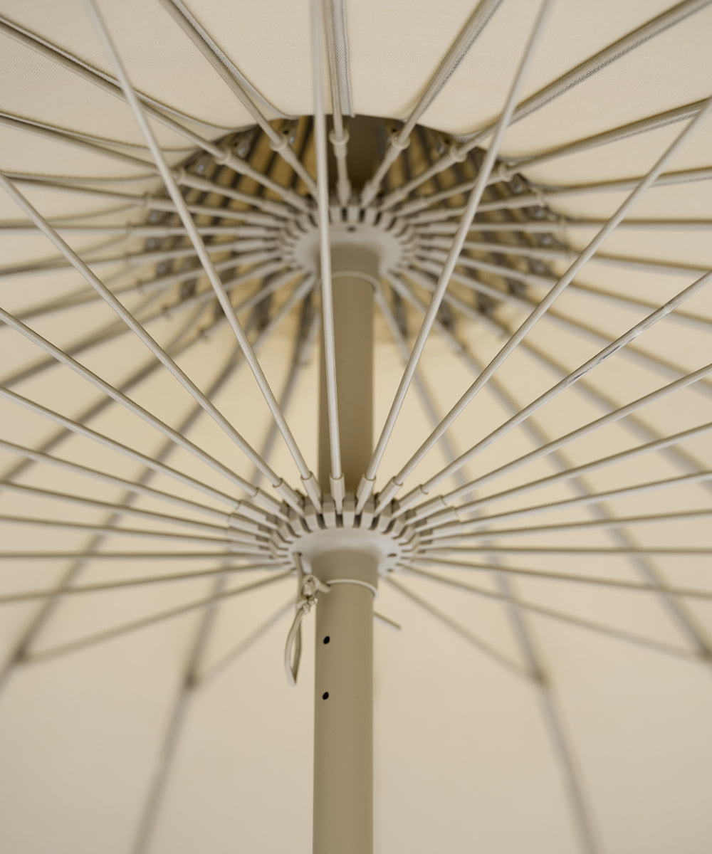 Garden Umbrella with fringe - Beige-6