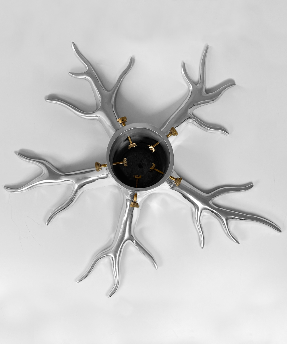 X-large Christmas Tree Stand "The Root" - Silver-3