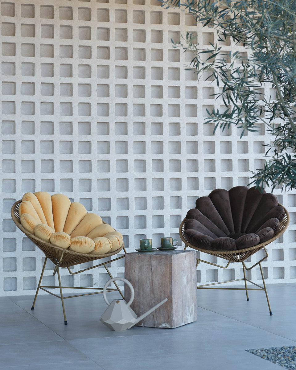 Shell Cushion Brown 4-pack-4