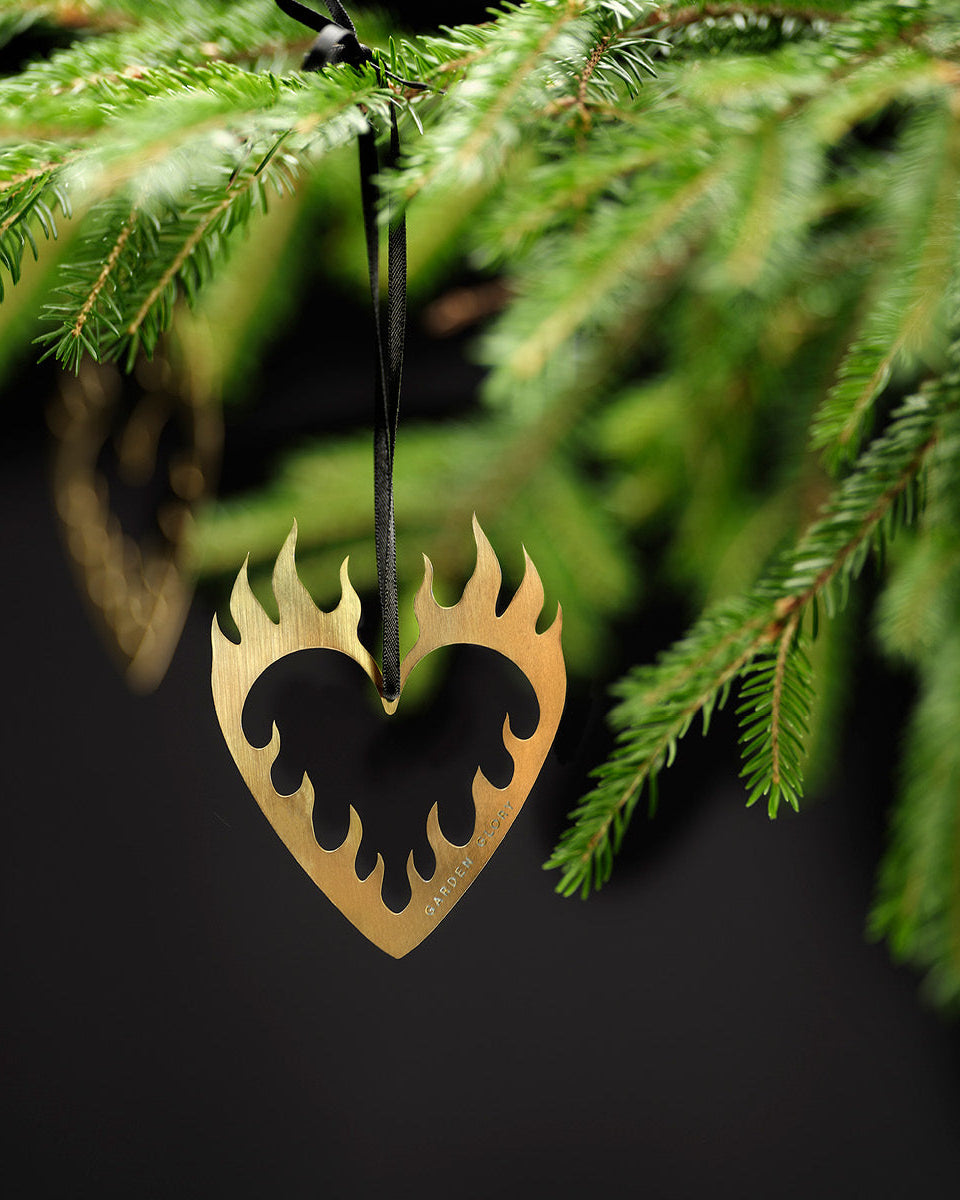 Ornament „Flammendes Herz“ Gold-2