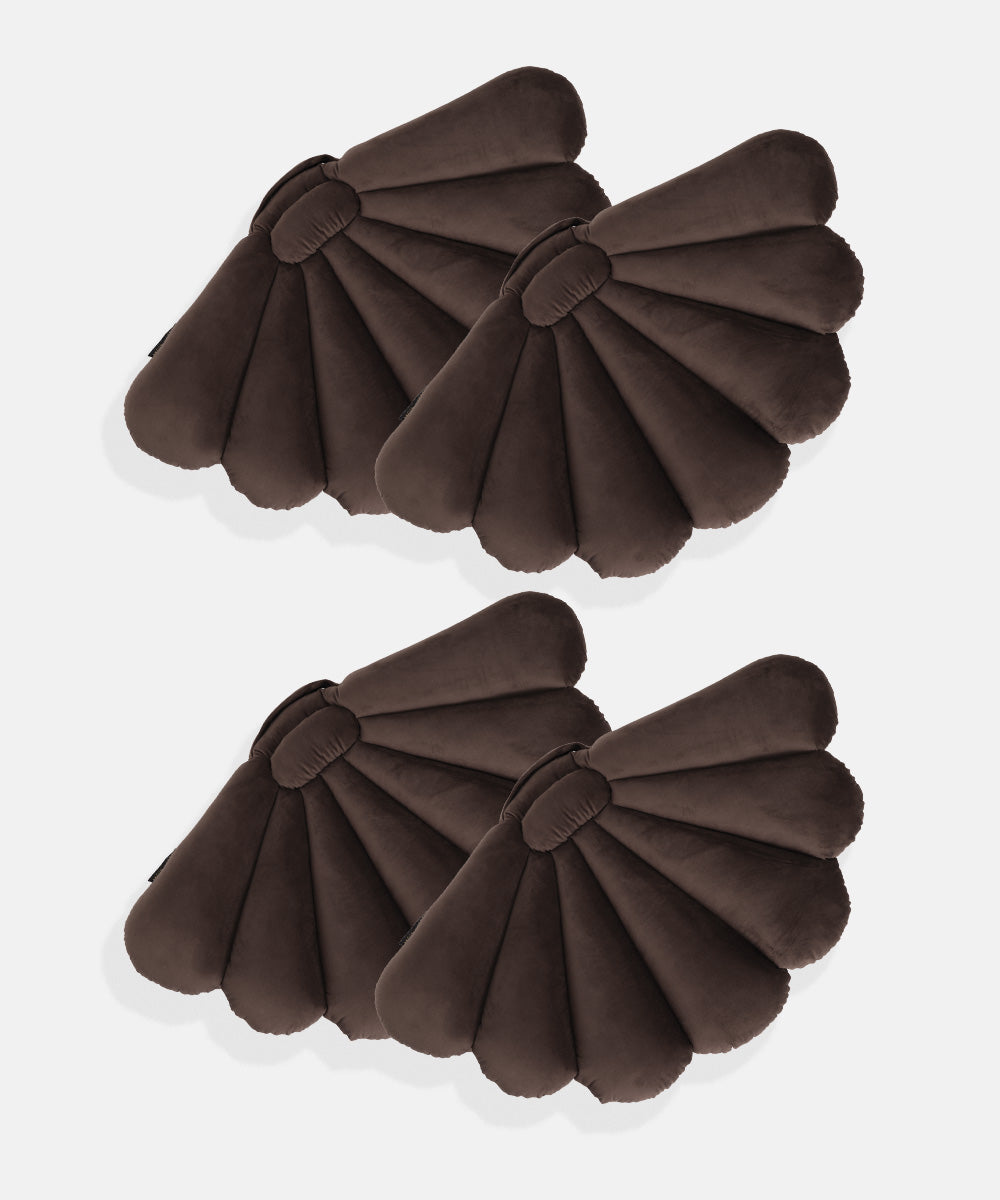 Shell Cushion Brown 4-pack-1