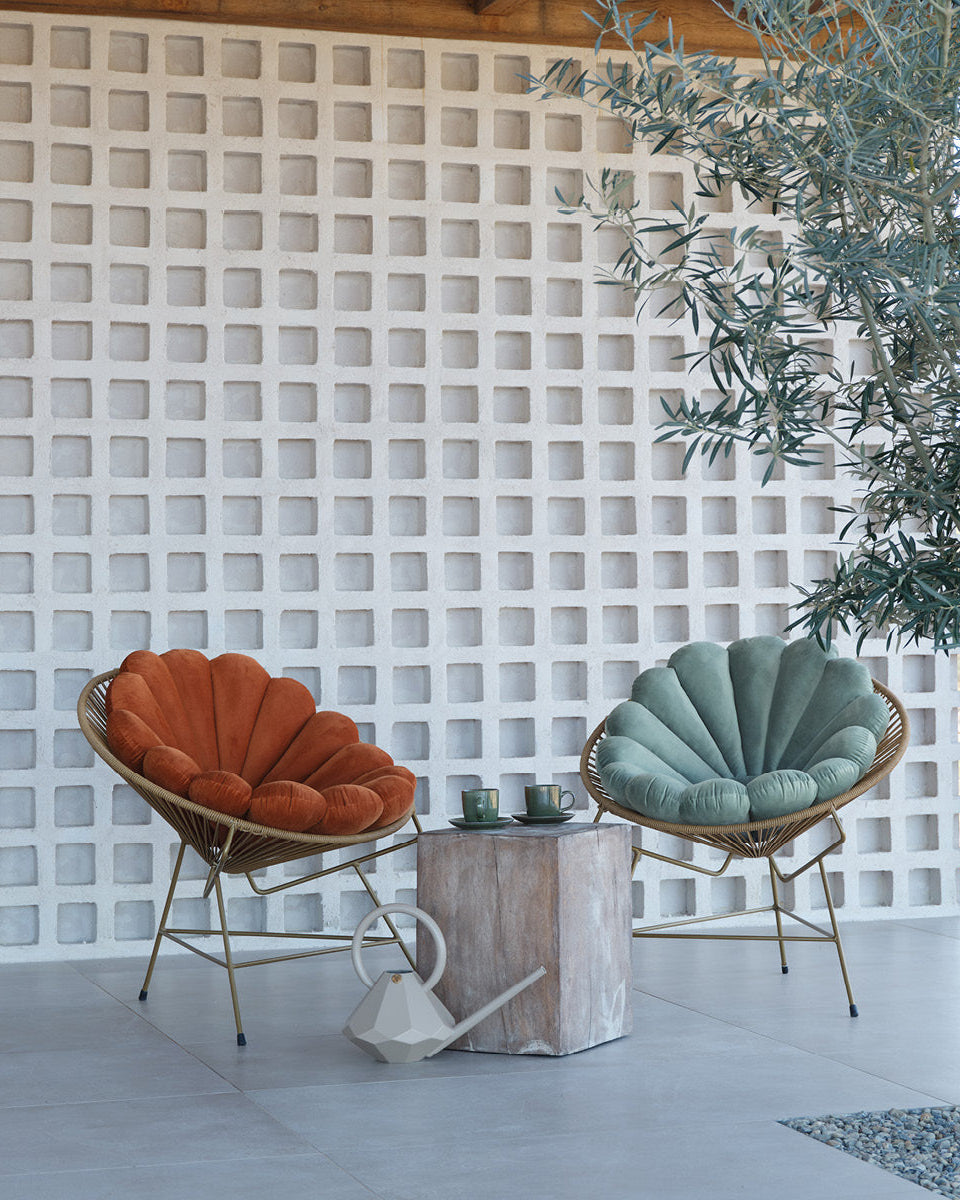 Shell Cushion Terracotta 2-pack-4