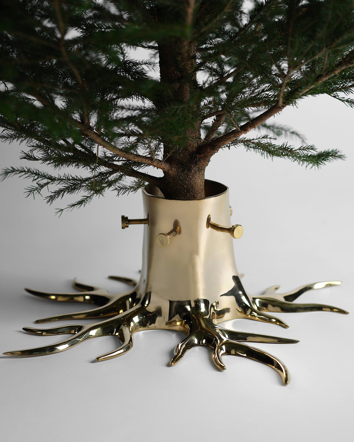 Christmas Tree Stand "The Root" - Gold-2