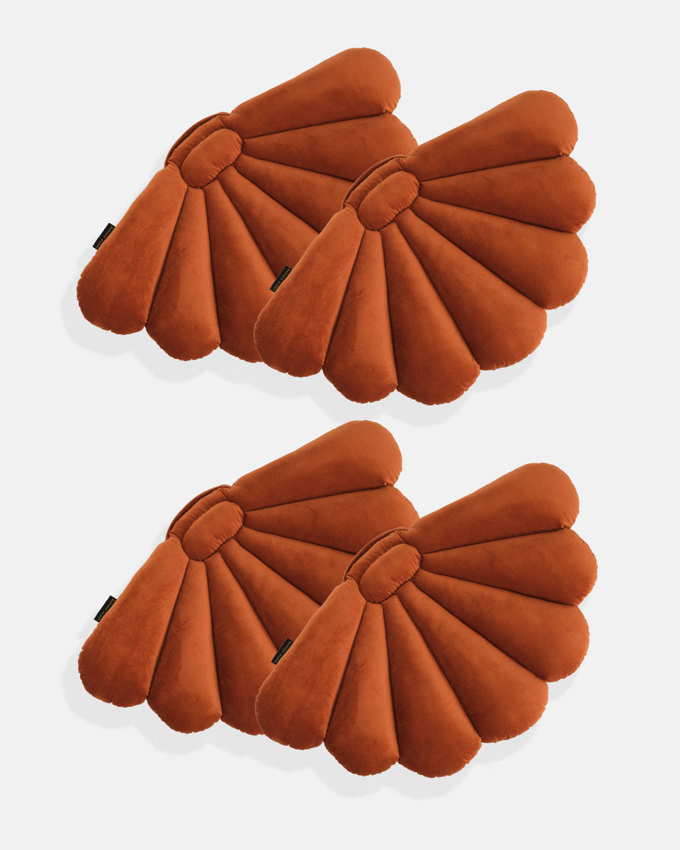 Shell Cushion Terracotta 4-pack-1