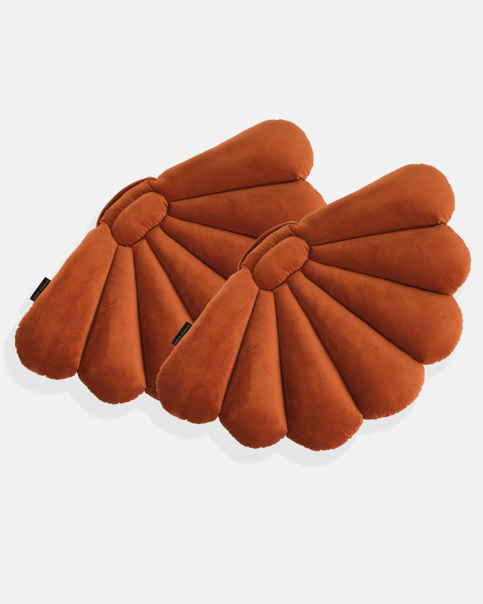 Shell Cushion Terracotta 2-pack-1