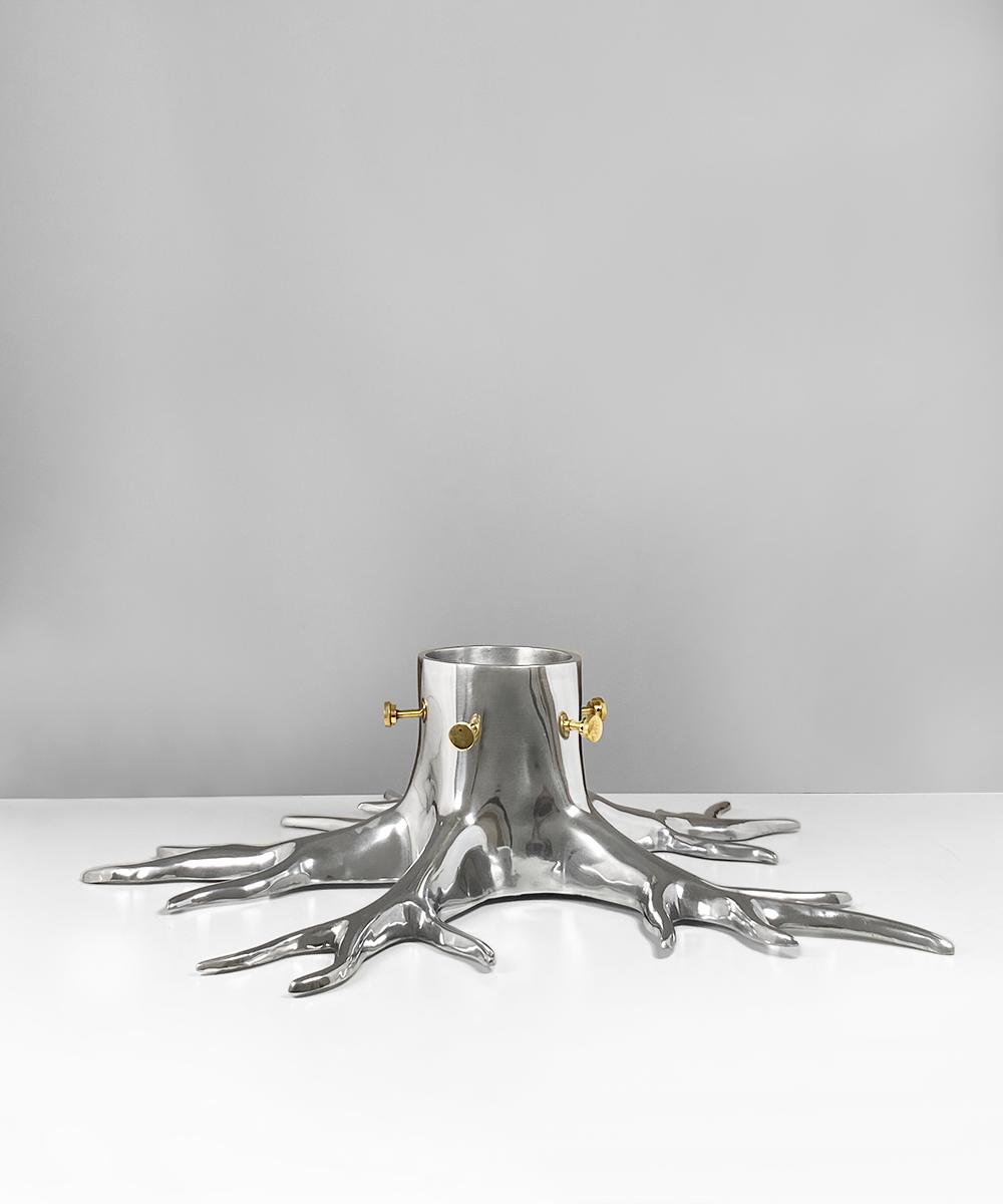 X-large Christmas Tree Stand "The Root" - Silver-5