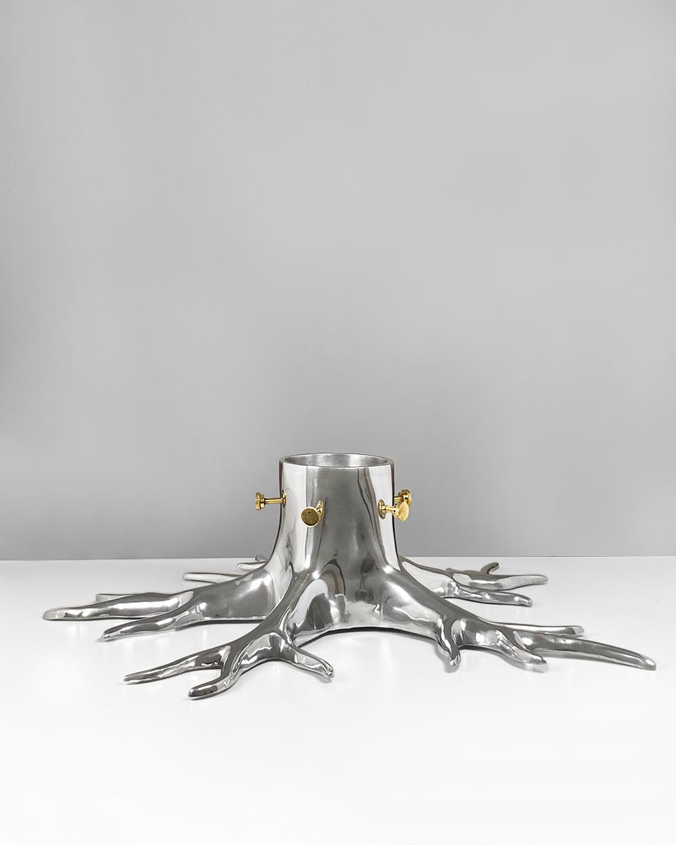 X-large Christmas Tree Stand "The Root" - Silver-5