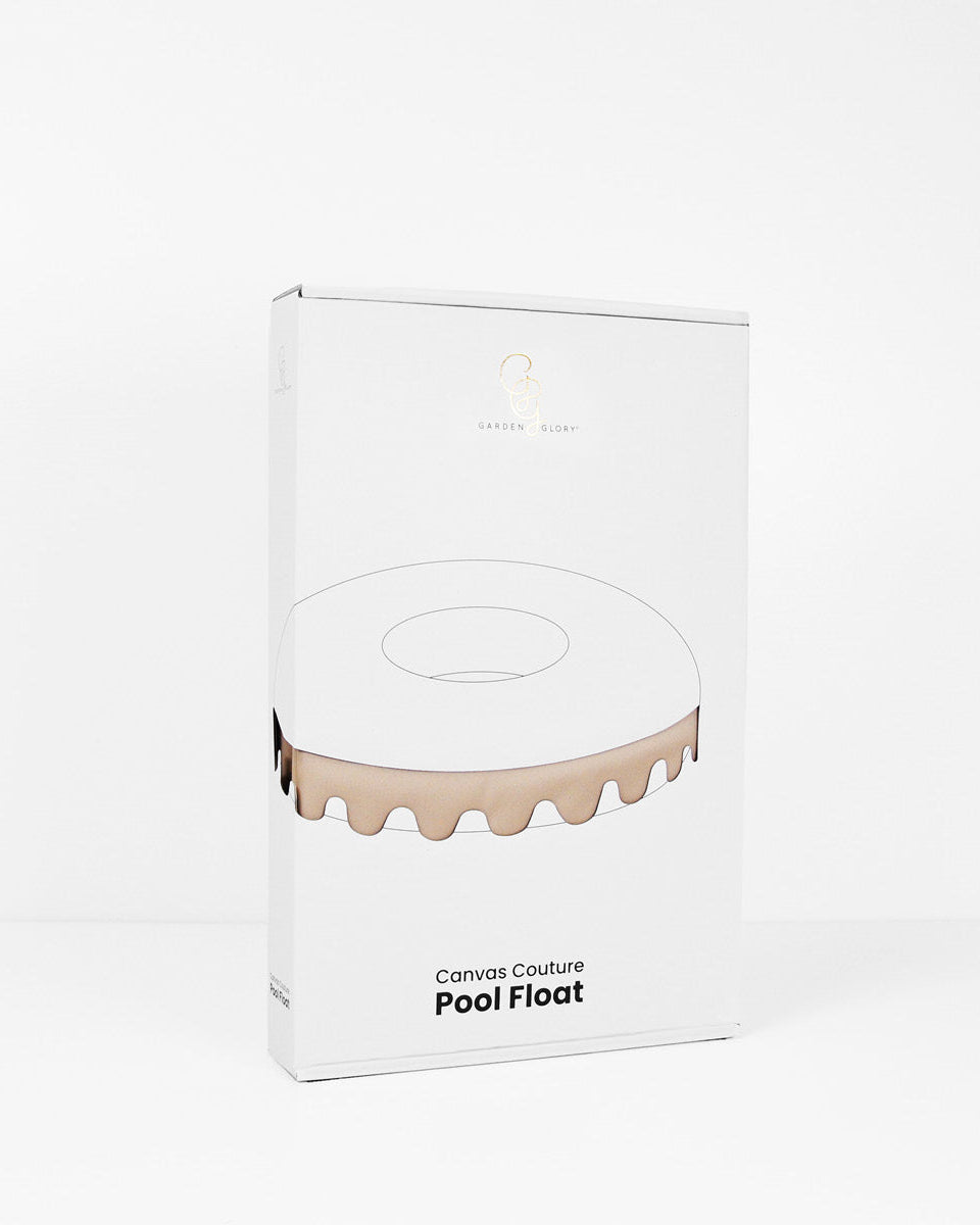 Canvas Couture Pool Float Beige-2