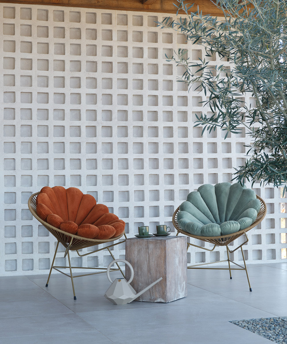 Shell Cushion Terracotta-4