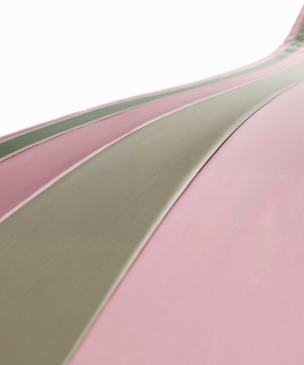 Garden Umbrella with stripes - pink/beige-5