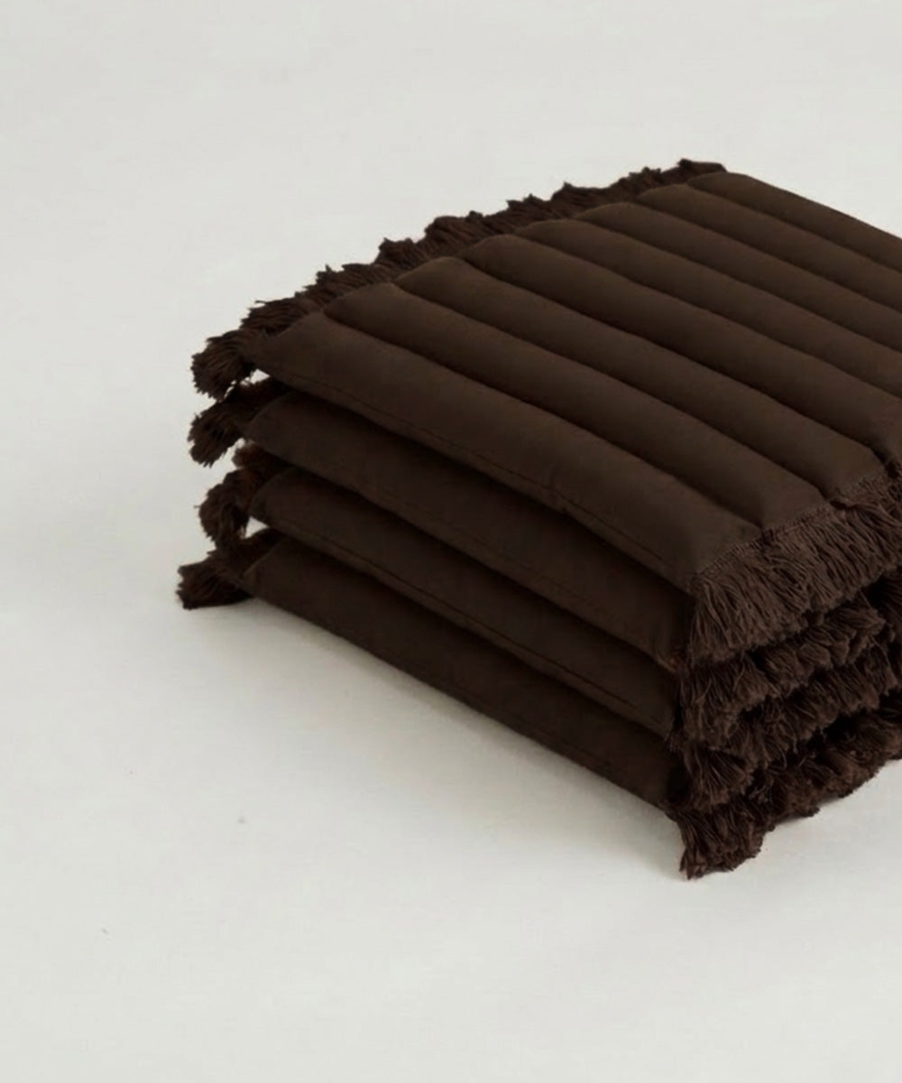 4-pack Seat Cushion Brown – Fringe Brown