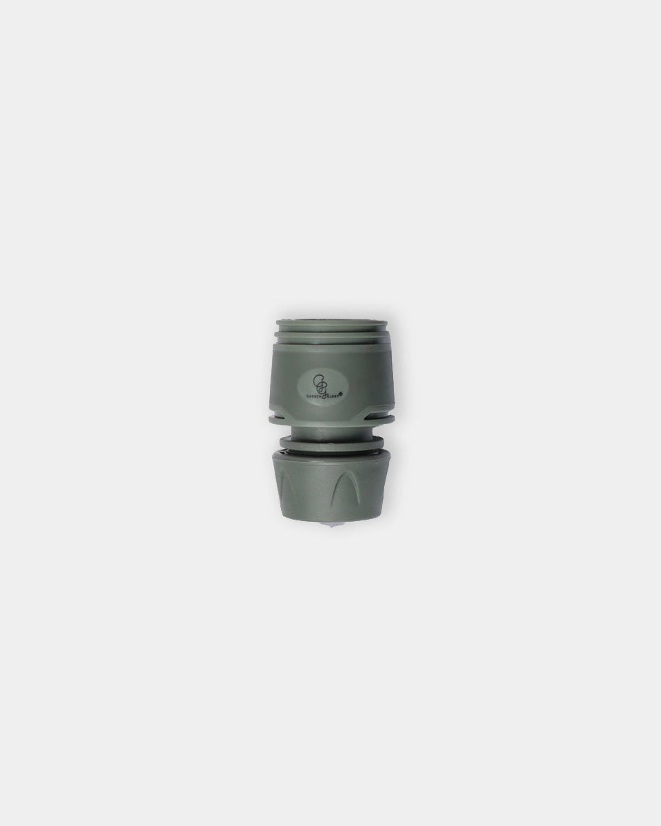 Hose Connector With Water Stop, Eucalyptus Leaf