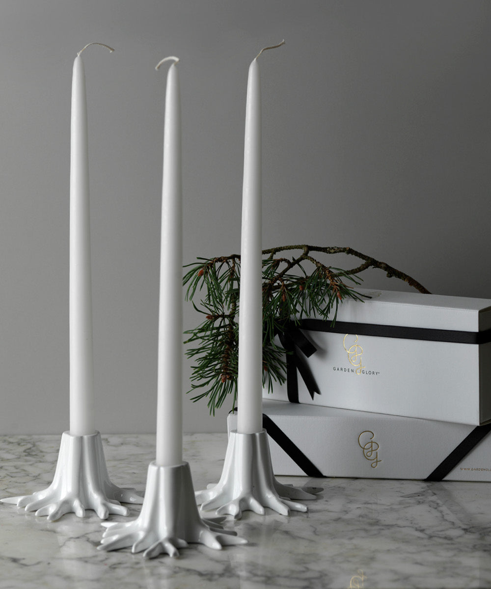 Candle Holder "Mini Root" - Créme White