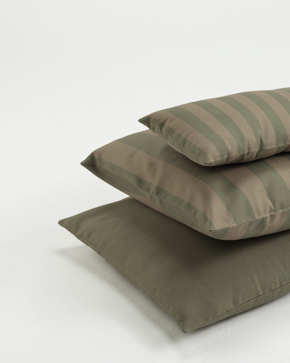 3er-Pack Kissen Eukalyptus/Beige