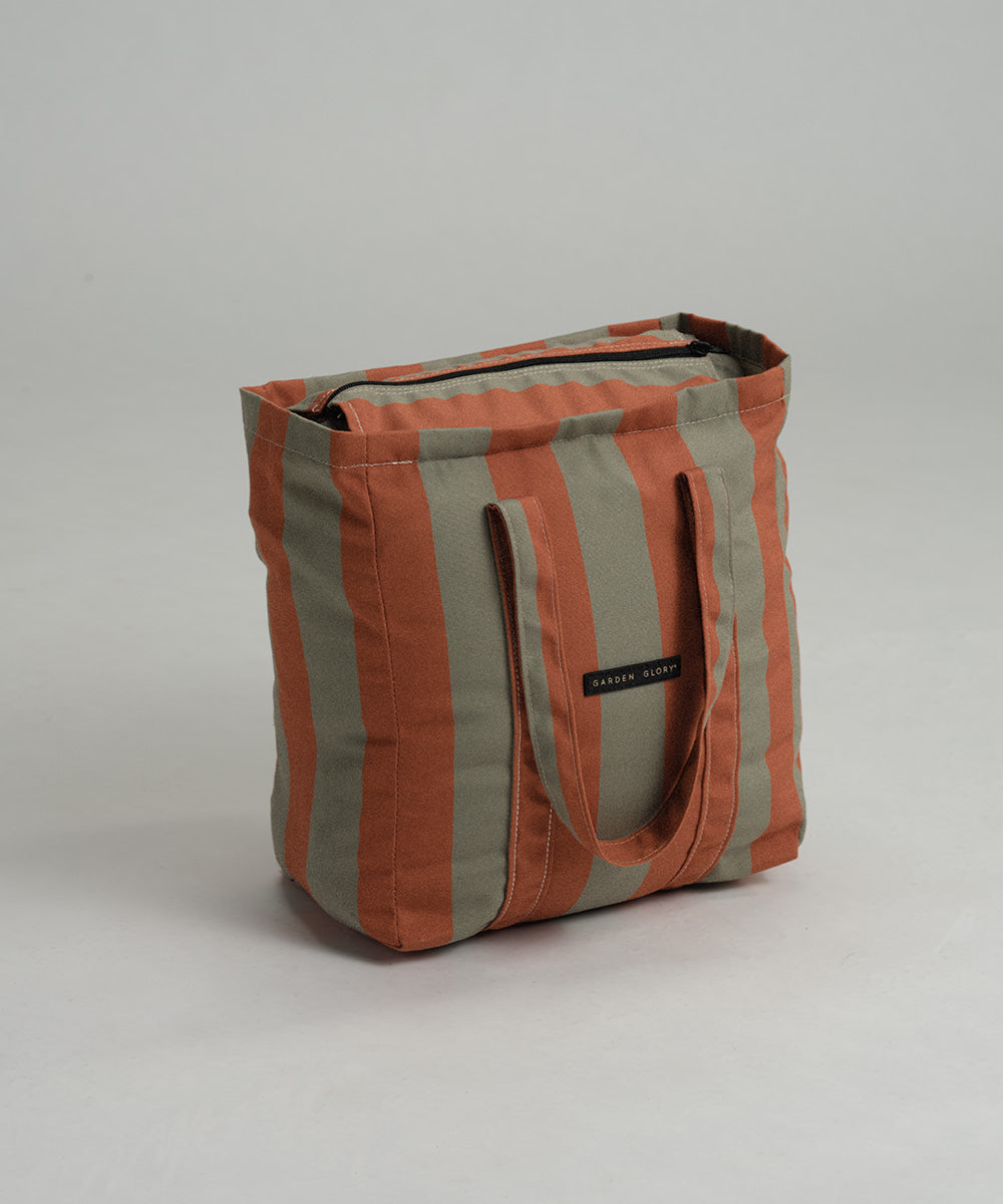 Flytende solseng med puter - Eukalyptus/Terrakotta