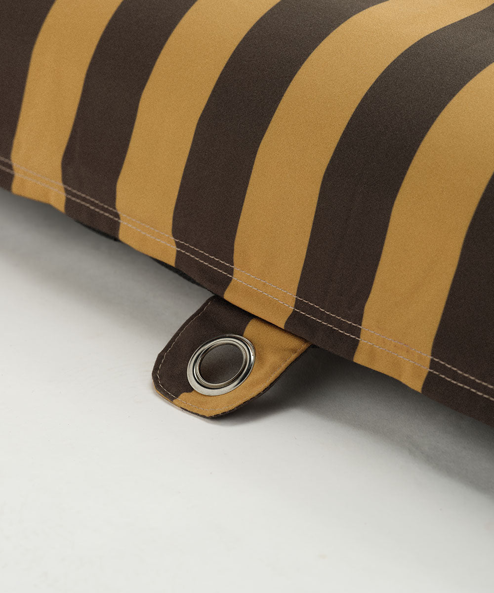 Flytende solseng med puter - Safran/Brun