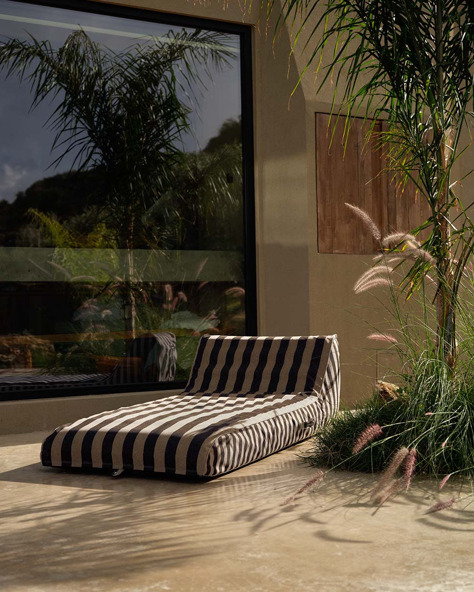 Bain de soleil flottant Noir/Beige