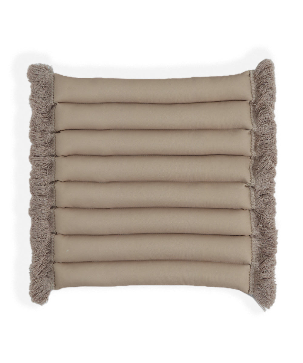 Seat cushion beige – fringe beige