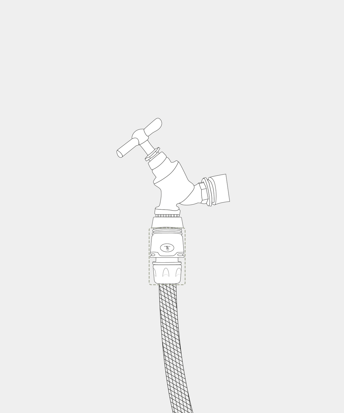 Connecteur de tuyau sans arrêt d'eau, Sahara desert