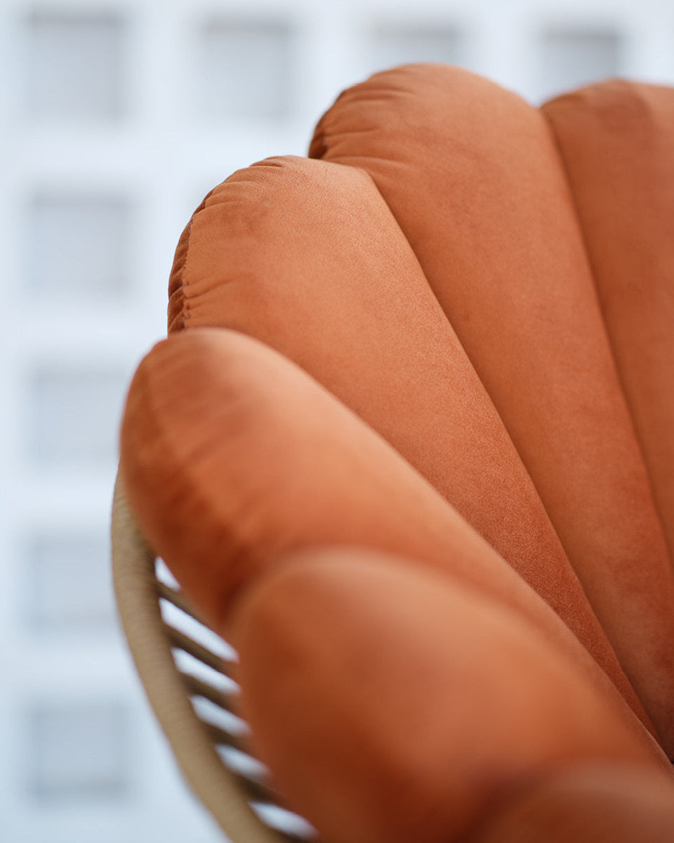 Shell Cushion Terracotta-3