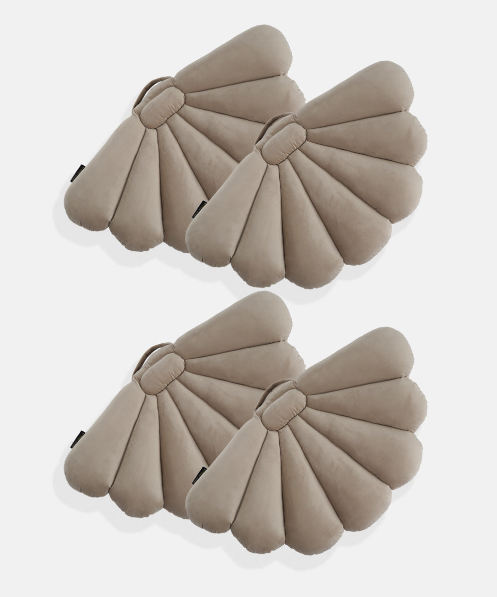 Shell Cushion Beige 4-pack-1