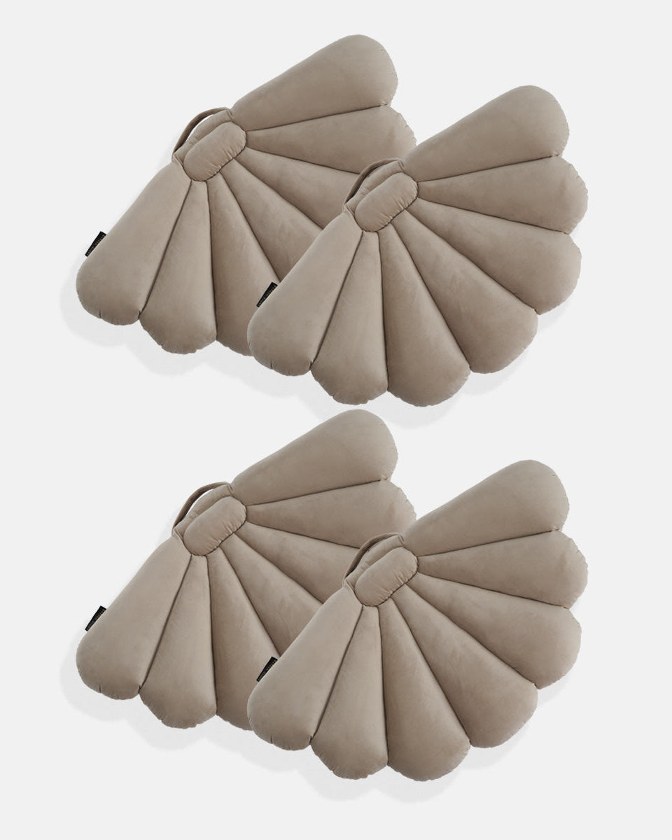 Shell Cushion Beige 4-pack-1