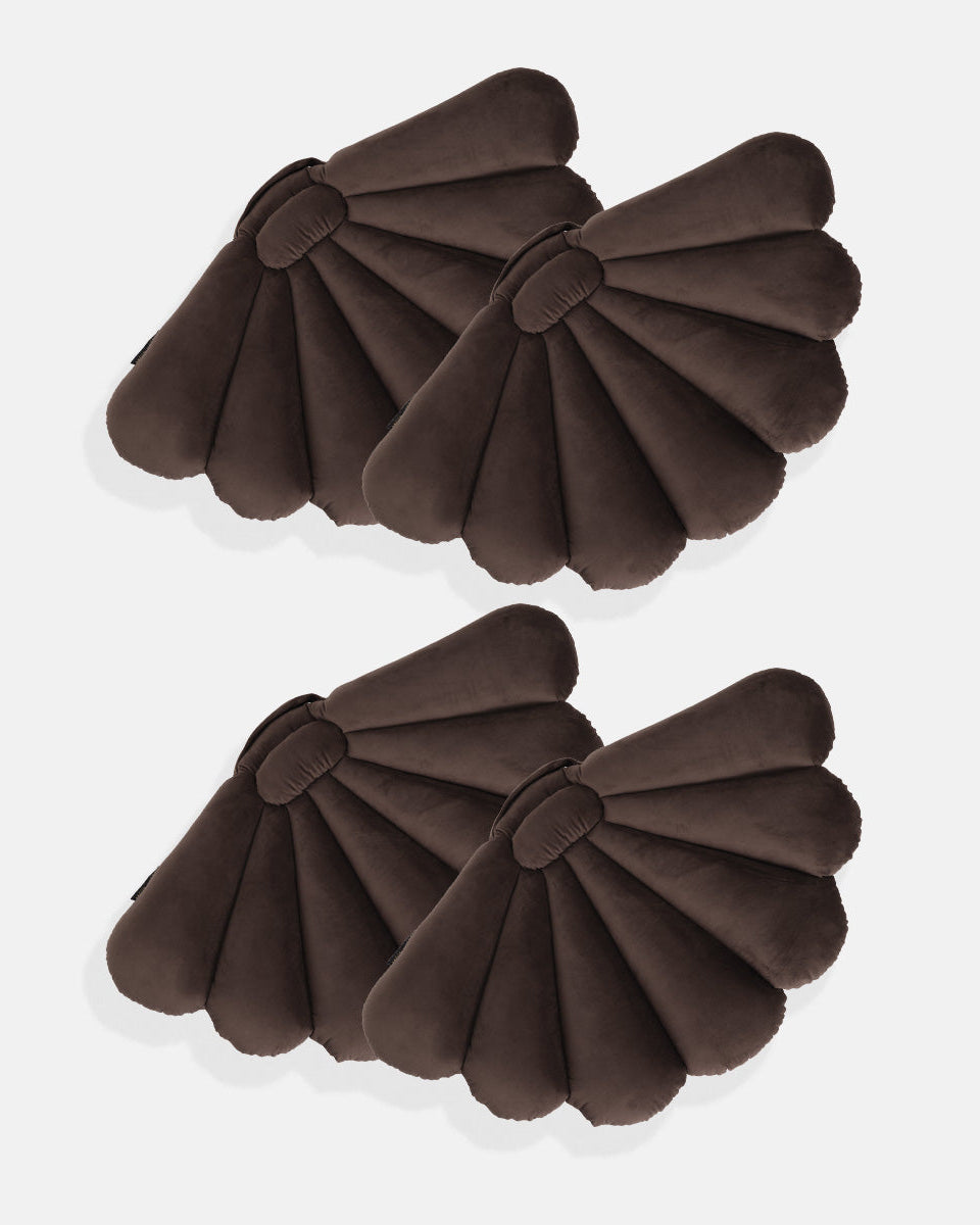 Shell Cushion Brown 4-pack-1