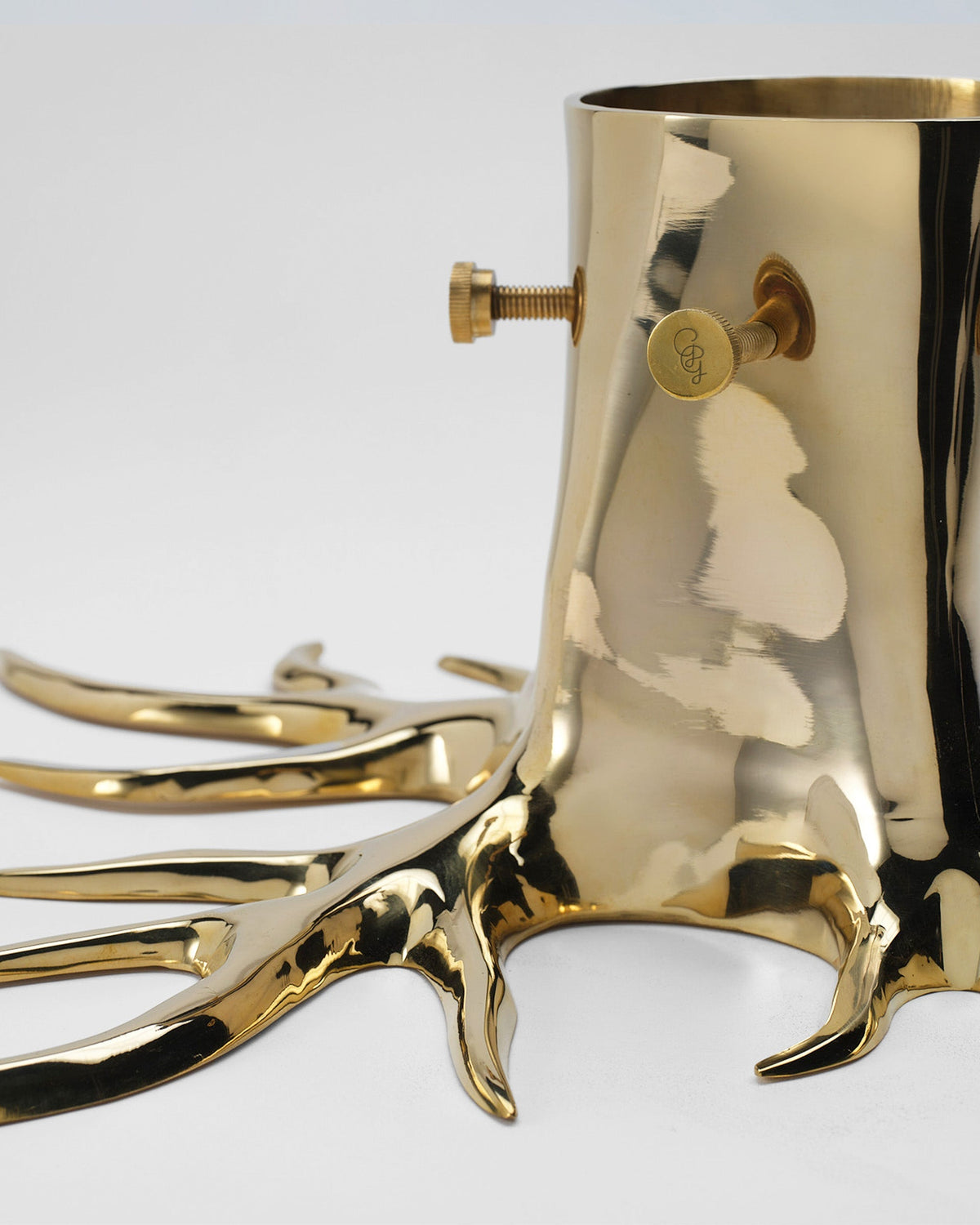 Christmas Tree Stand "The Root" - Gold-4
