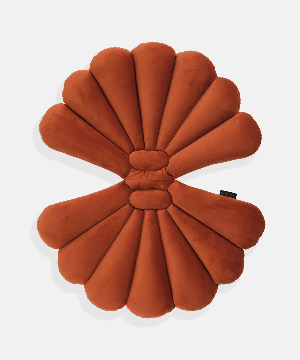 Shell Cushion Terracotta-2