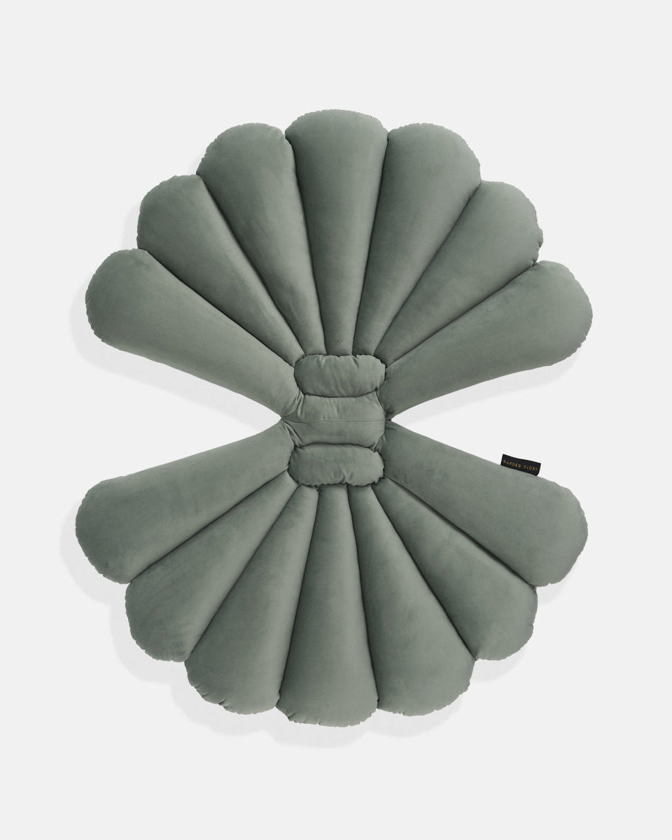 Shell Cushion Eucalyptus Green-2