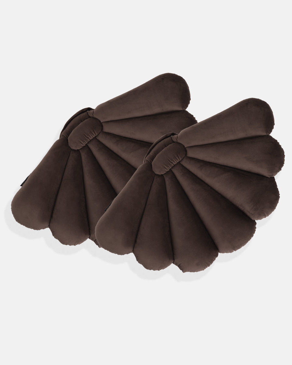 Shell Cushion Brown 2-pack-1