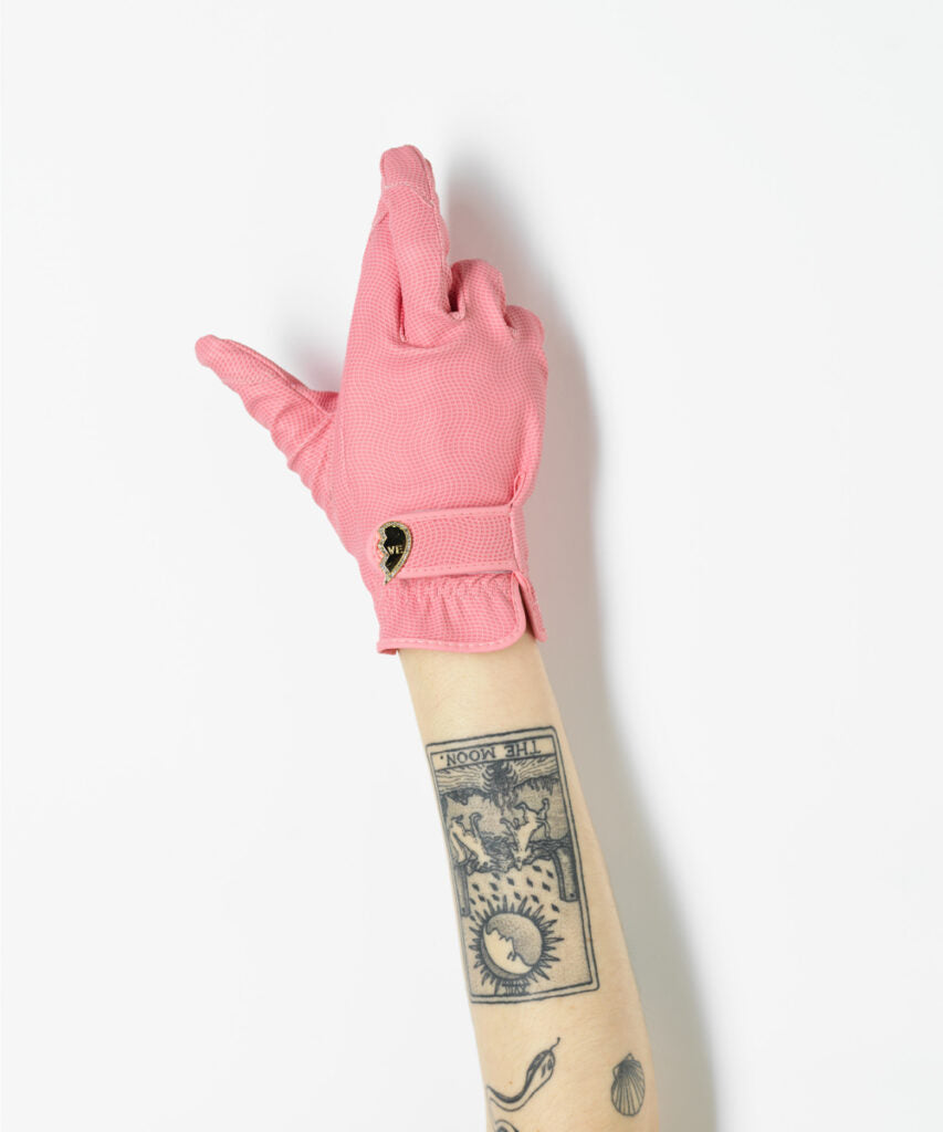 The Heart Melting Pink Glove