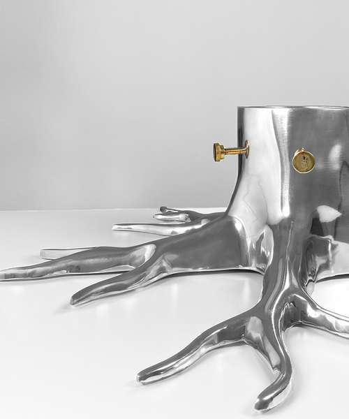 X-large Christmas Tree Stand The Root - Silver for Spacious