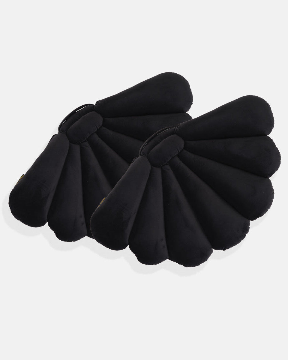 Shell Cushion Black 2-pack-1