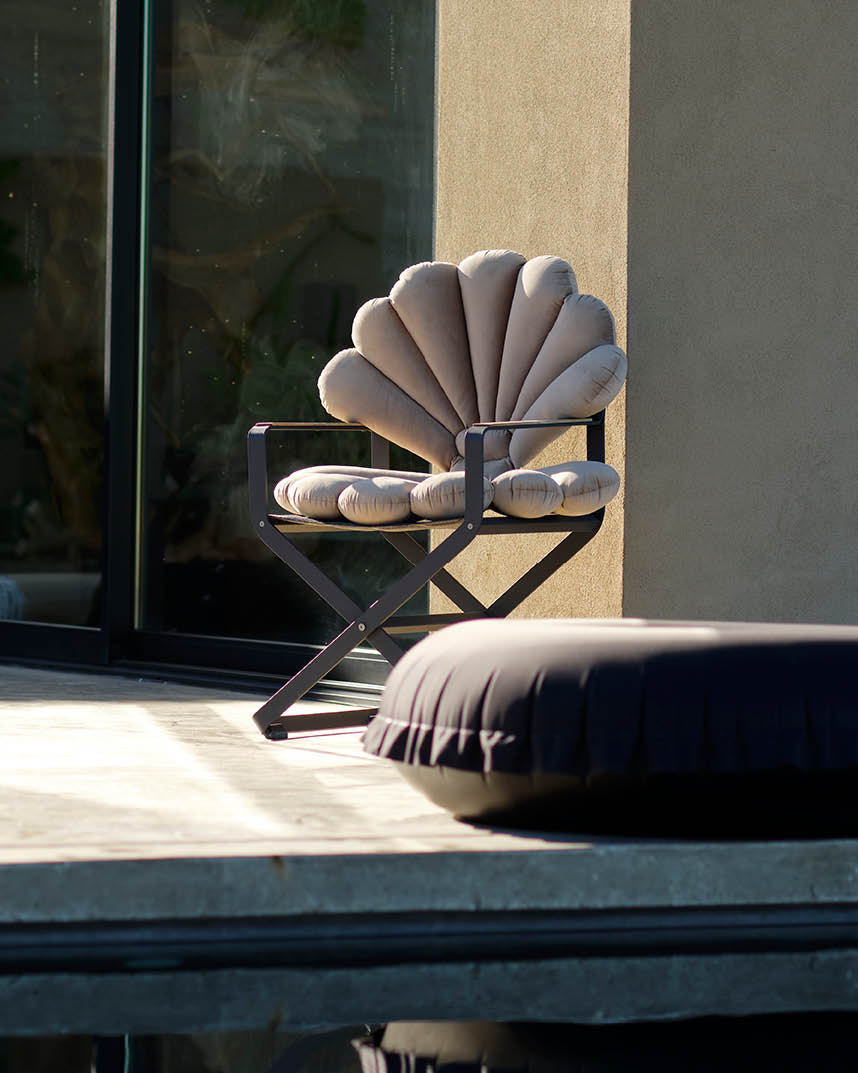 Shell Cushion Beige-5