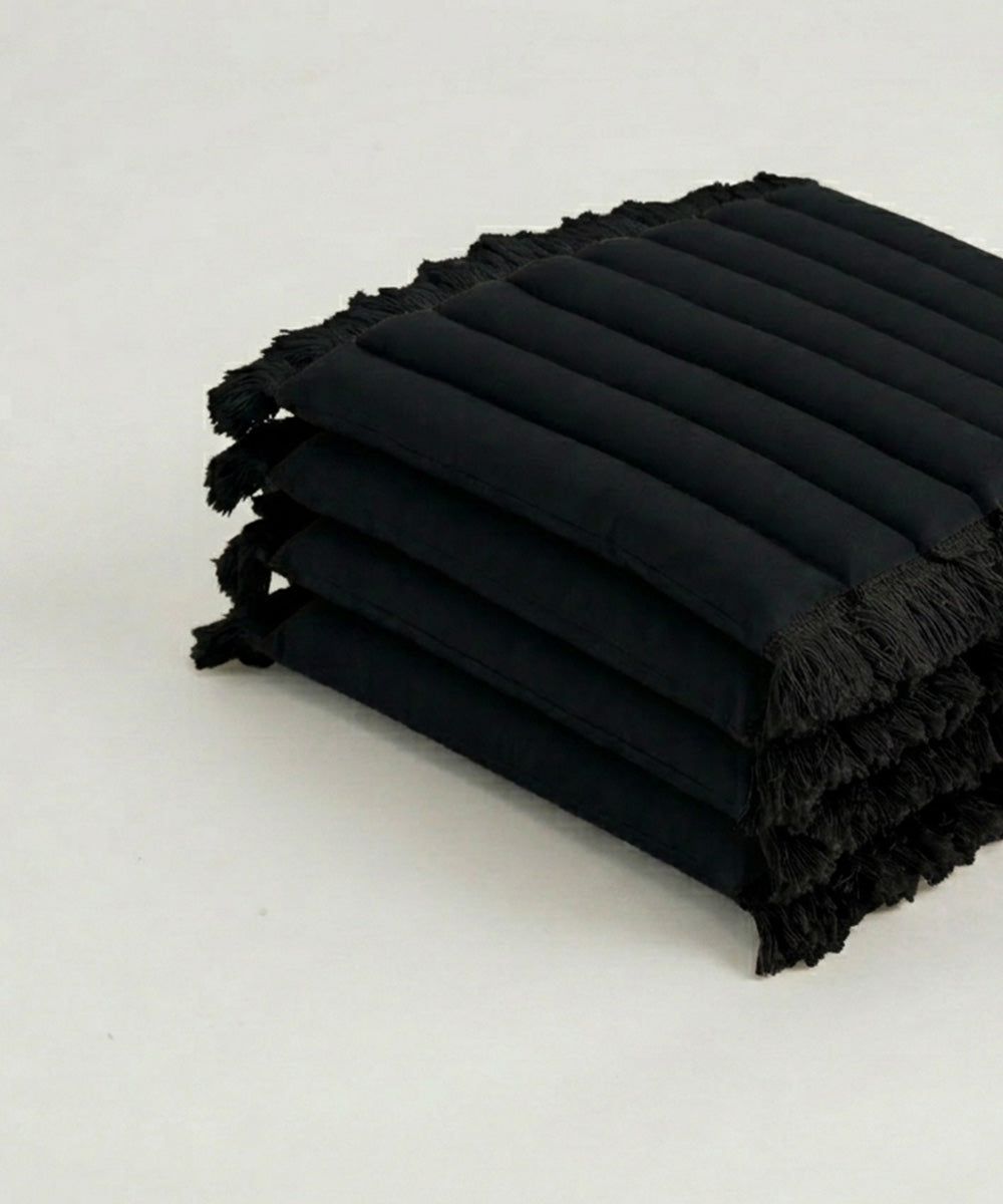 4-pack Seat Cushion Black – Fringe Black