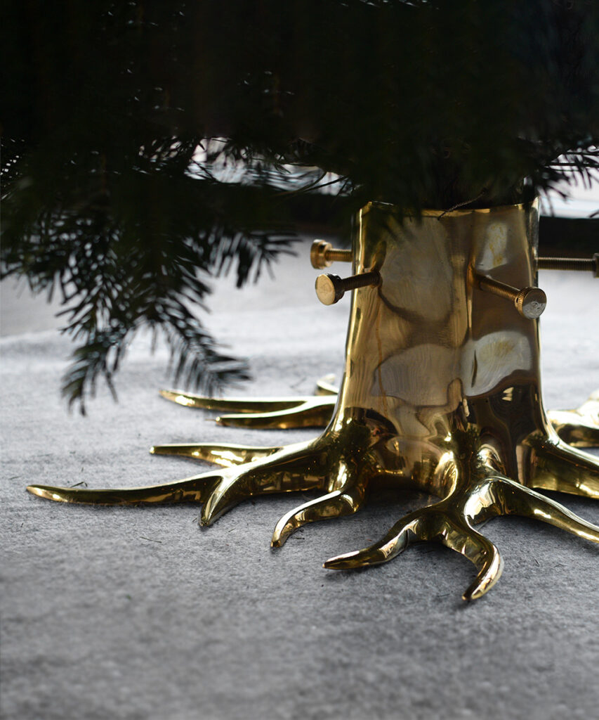 Gold Christmas Tree Stand 